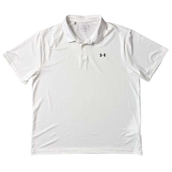 Under Armour Other - Under Armour The Performance Polo Short Sleeve Shirt White Size XXL